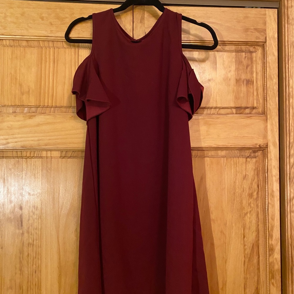 Flowy Burgundy LuLa Roe Dress